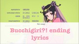 Bucchigiri?! ending lyrics「Kan/Rom/eng」#アニメ
