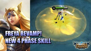 FREYA REVAMPED - 4 PHASE SKILL, RANGED ULTIMATE AND LONG RANGE JUMP - Mobile Legends : Bang Bang