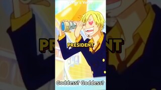 Sanji As PRESIDENT #onepiece #anime #shorts