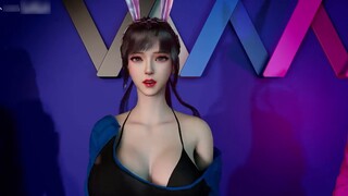 Xiaowu-Váy ngắn-MMD dance-Người mẫu tùy chỉnh với thông điệp của người hâm mộ-Một cho ba