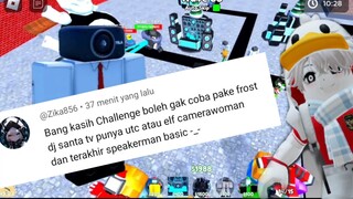 OMG!!APAKAH AKU BISA MENYELESAIKAN CHALLENGE DENGAN UNIT SPEAKERMAN[🔥TOILET TOWER DEFENSE ] #roblox