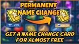 HOW TO GET FREE NAME CHANGE CARD PERMANENT FOR FREE ( EASY STEPS)