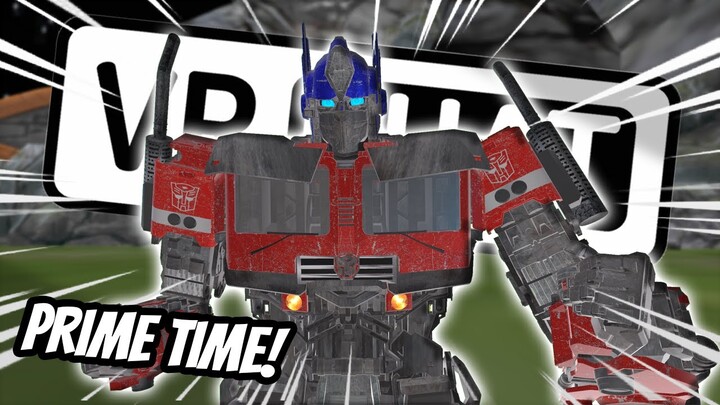 OPTIMUS PRIME'S TIRED OF BUMBLEBEE IN VRCHAT! - Funny VR Moments (Transformers Rise Of The Beasts)