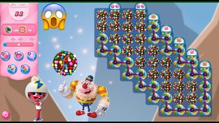 Candy crush saga level 11137 | Candy crush saga color bomb combo level in 2022