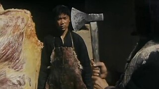 The father-in-law taught his son-in-law the skill of butchering, but the son-in-law chopped the anim