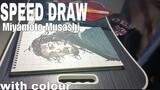 SPEED DRAW Miyamoto Musashi (with colour)