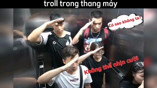 troll trong thang máy #haihuoc