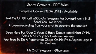 Store Growers course - PPC Wins  download