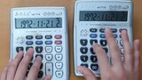 Play the EVA theme song with two calculators