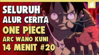 MISTERI BUAH IBLIS GOMU GOMU NOMI!! SELURUH ALUR CERITA ONE PICE WANOKUNI PART 20 MANGA || 14 MENIT