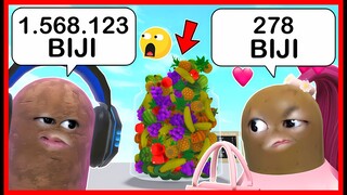 ATUN VS MOMON !! SIAPA YANG LEBIH JAGO MENEBAK ISI TOPLES !! Feat @MOOMOO Roblox RolePlay Indonesia