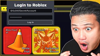 $1 vs $100,000 Blox Fruits Robux Account