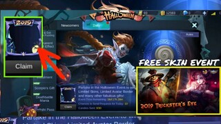 FREE SKIN AND BORDER @ HALLOWEEN TRICKSTER EVENT | MOBILE LEGENDS | GAME CENTER PH