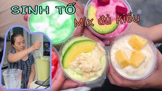 Hoa mắt với hàng SINH TỐ hơn 30 món cực kì “đắt khách”