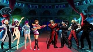 MUGEN KOF：Black Kulou Team VS Archimonoe Team