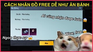 CÁCH NHẬN VÉ QUAY HÒM ĐỒ, TRANG PHỤC HUYỀN THOẠI VĨNH VIỄN FREE DỄ NHƯ ĂN BÁNH || PUBG MOBILE