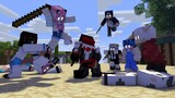 CÁC YOUTUBER MINECFAFT NỔI ĐIÊN TẤN CÔNG REDHOOD - CRAZY MINECRAFT YOUTUBERS AGAIN REDHOOD