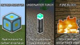 10 BLOCK RAHASIA YANG HARUS KALIAN KETAHUI DI MINECRAFT!!