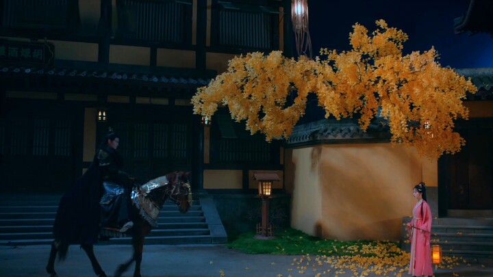 Which genius designed this scene where the hero and heroine meet?