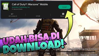 WARZONE MOBILE UDA BISA DOWNLOAD!! ADA 2 CARA NICH!!