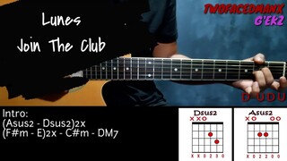 Lunes - Join The Club (Guitar Cover With Lyrics & Chords)