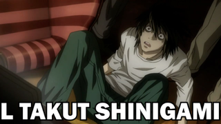 Ekspresi L Ketika Mengetahui Shigami ❗️❗️ - Death Note