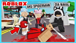 Ternyata Selama Ini Adiku Adalah Seorang Spiderman Di Roblox Brookhaven ft @Shasyaalala