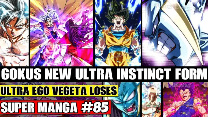 GOKUS NEW ULTRA INSTINCT FORM! Ultra Ego Vegeta Loses Dragon Ball Super Manga Chapter 85 Spoilers