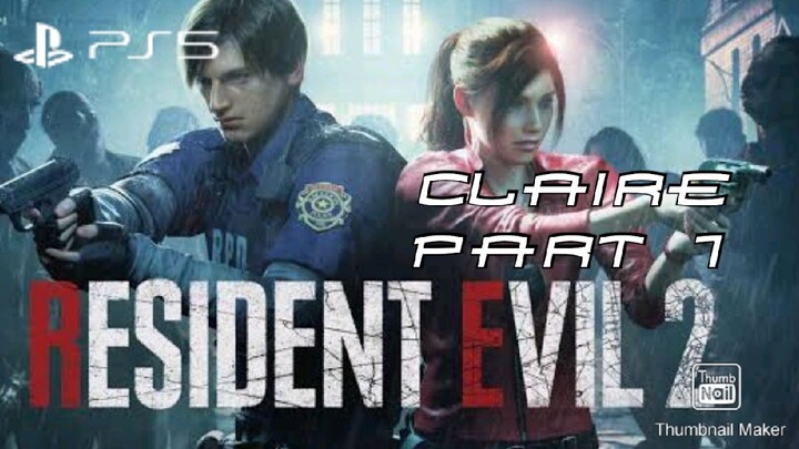 Resident Evil 2 ( Ps5 ) Claire - Walkthrough Part 1