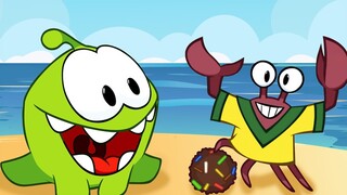 Om Nom Kisah - Om Nom di Pantai | Lucu Untuk Anak | Om Nom Bahasa