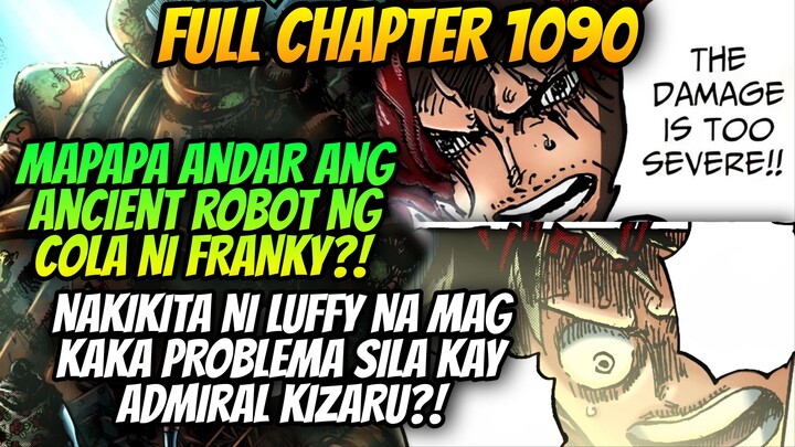 Nagpakita Lang Si Admiral Kizaru Para Mabalagbag Ng Strawhat Pirates! | Onepiece Full Chapter 1090