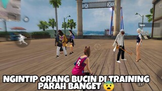 PRANK NGINTIP ORANG DI TRAINING LAGI BUCIN SAMPE DI AJAK W1K W1K PARAH BANGET |FREE FIRE INDONESIA