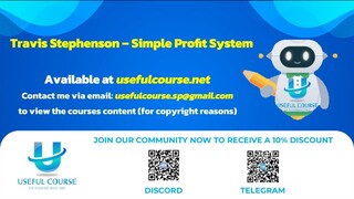 Travis Stephenson – Simple Profit System (GET)