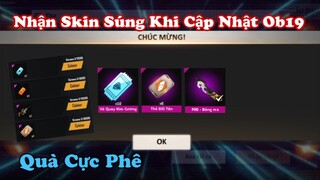 [Garena Free Fire] Nhận Miễn Phí Skin Súng CG15 Trong Bản Ob19 Và Vật Phẩm Mới.