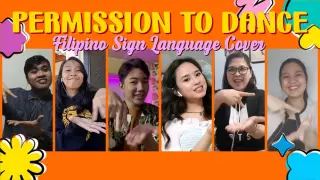 Permission To Dance by BTS (방탄소년단) | Filipino Sign Language Cover Collab Video (with Lyrics)