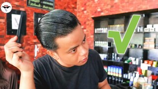 cara meluruskan rambut, basah terlihat lurus kering berubah menjadi keriting