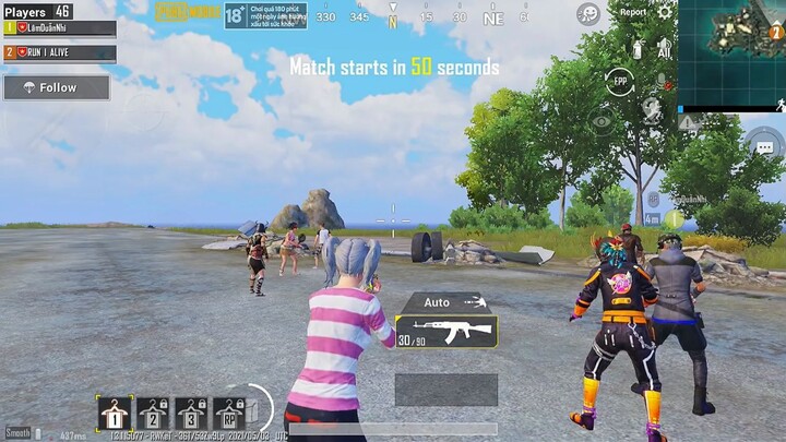 PUBG Mobile - Lần Đầu Thuê Em Gái 2k Chơi Game Thả Thính Và Cái Kết =((