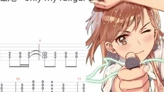 [Skor Gitar] Toaru Kagaku no Railgun op "only my railgun"