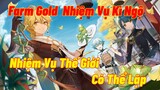 [Genshin Impact ] Mẹo Farm Gold Bằng Nhiệm Vụ Kì Ngộ ( Nhiệm Vụ Thế Giới Có Thể Lặp ).