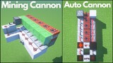 Minecraft: 5 Redstone TNT Cannon Designs (Tutorial)