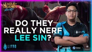 Wild Rift: Do they really nerf Lee Sin? | LYB Miggie | Liyab Esports