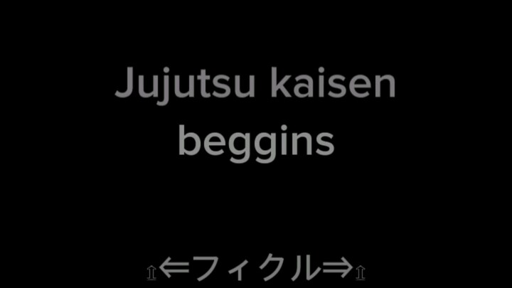 Jujutsu kaisen AMV-beggins- (males bikin tumbnail)