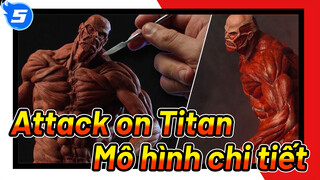 Titan khổng lồ trong "Attack on Titan", làm mô hình từng chút một, chi tiết cực kì_5