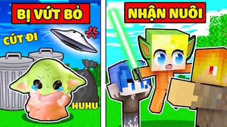 TÔ GÀ EM BÉ NGƯỜI NGOÀI HÀNH TINH BỊ BỎ RƠI ĐƯỢC GIA ĐÌNH NGHÈO NHẬN NUÔI TRONG MINECRAFT*TÔ GÀ YODA