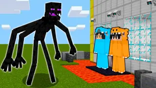 Titan Enderman VS The Most Secure Minecraft House