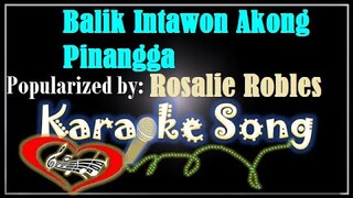 Balik Intawon Akong Pinangga/Karaoke Version/Karaoke Cover