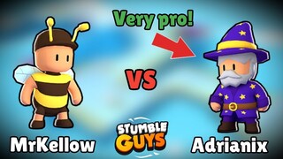 MrKellow vs Adrianix in Stumble Guys