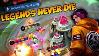 Legends Never Die 🔥 | Ling Montage - Mobile Legends