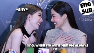 NEW! | LING BRAVELY ACKNOWLEDGE ORM AS HER GIRLFRIEND | Full Interview EngSub - 19th Siam Paragon