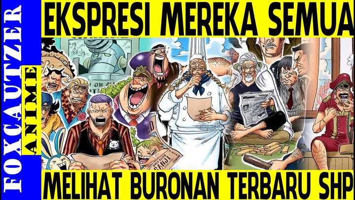 Ekspresi Mereka Semua Melihat Poster Buronan Terbaru Kru Topi Jerami ( Cover Story One Piece )
